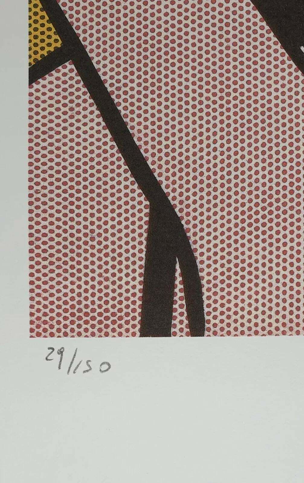 1980s Roy Lichtenstein "Ohhh...Alright" Limited Edition Lithograph photo for sale