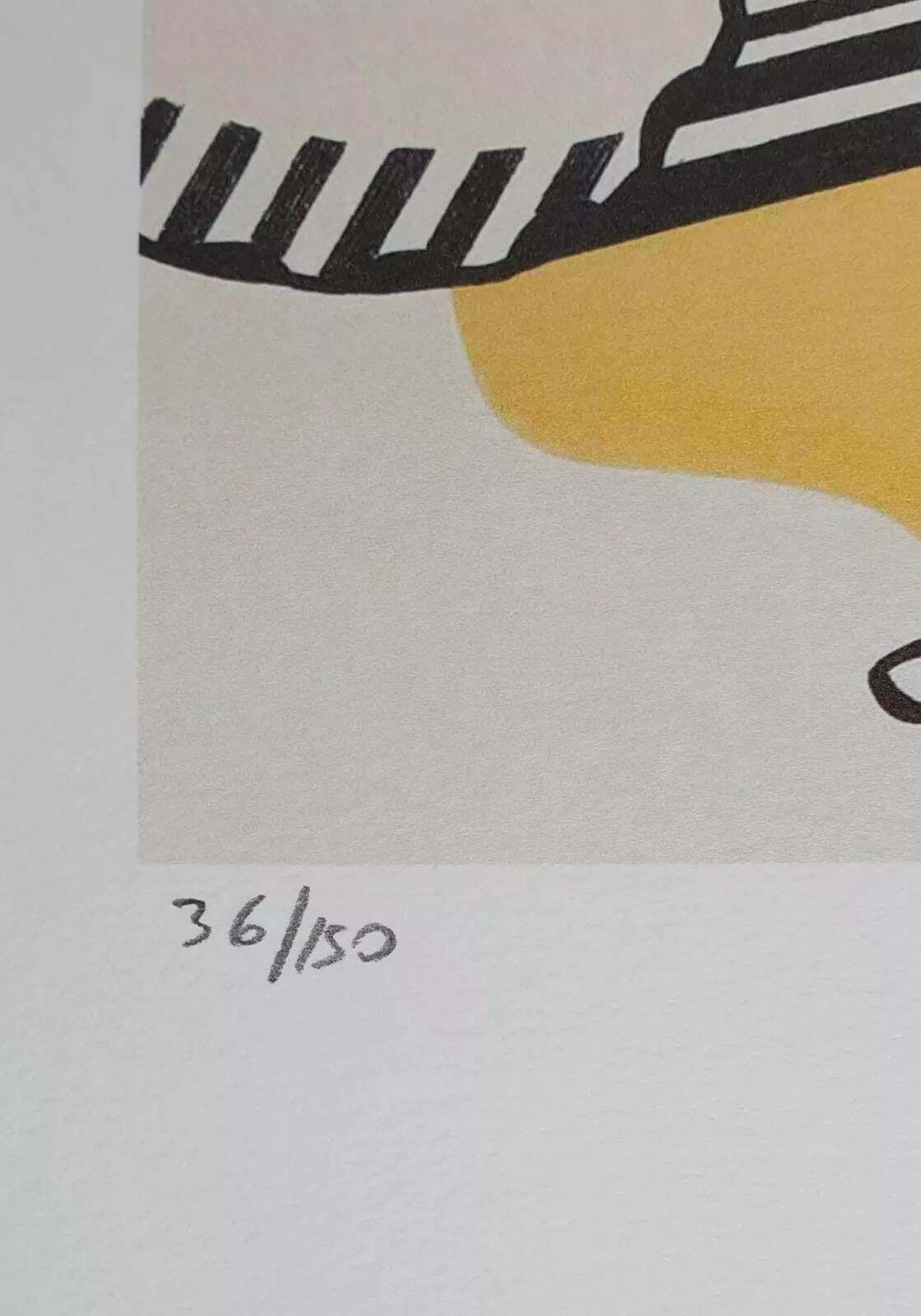 1980s After Roy Lichtenstein "A Bright Night" Limited Edition Lithograph photo for sale