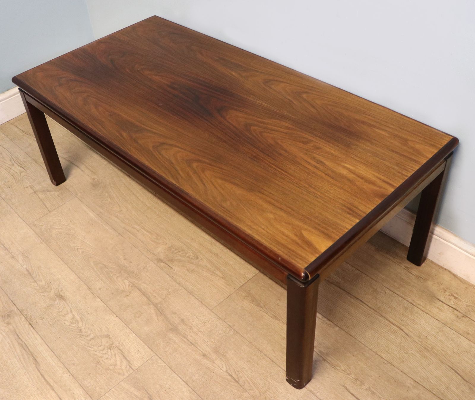 A Lovely Scandinavian Hardwood Veneered Coffee Table. photo for sale