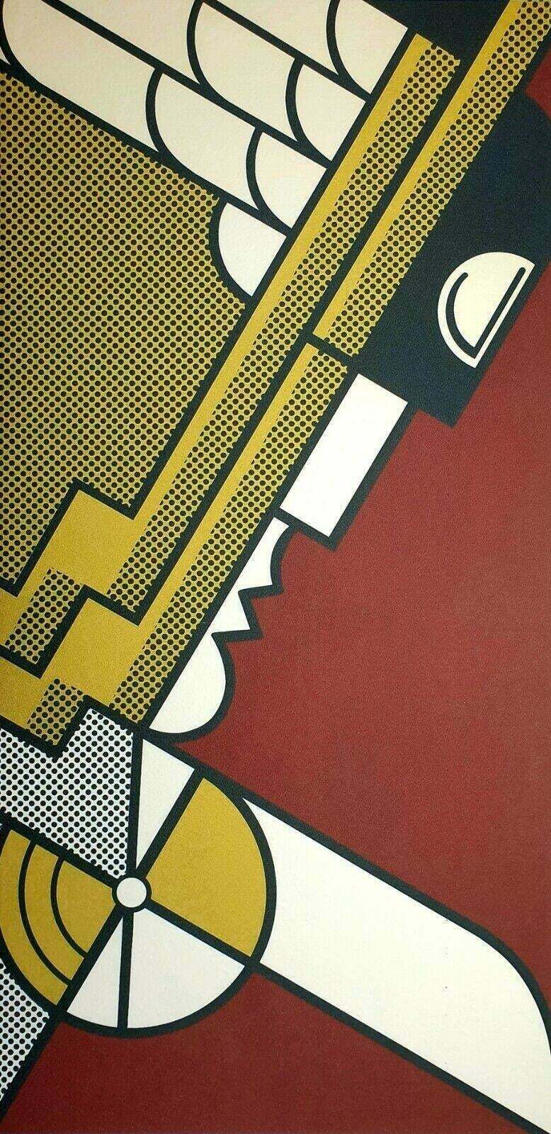 1980s Roy Lichtenstein "Salute To Aviation" Limited Edition Lithograph photo buy