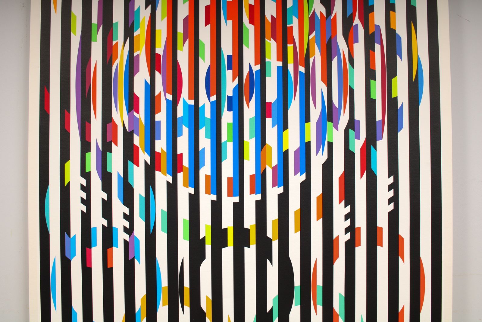 An Original Lithograph By Yaacov Agam 'Message Of Peace 1988 Olympics' photo Art