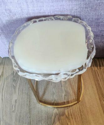 Vintage Smoking Table In Murano Glass, 1960s photo vintage
