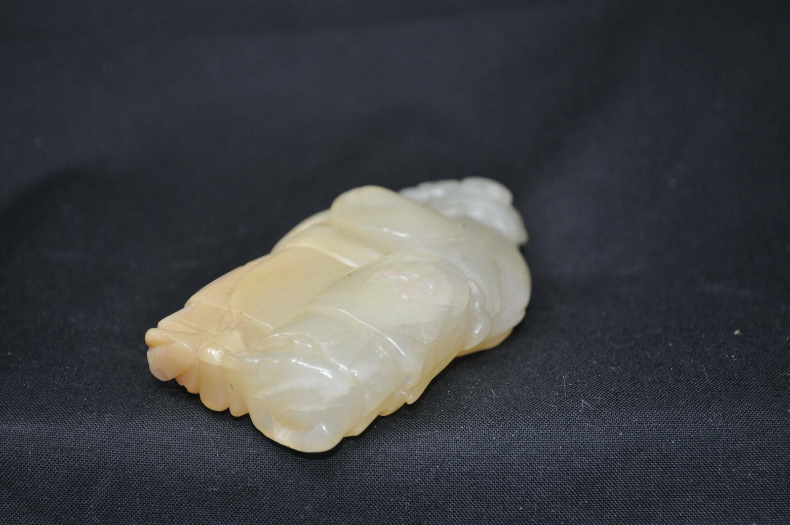 Antique Chinese Hardstone He He Twins Carving  Qing Dynasty photo vinterior