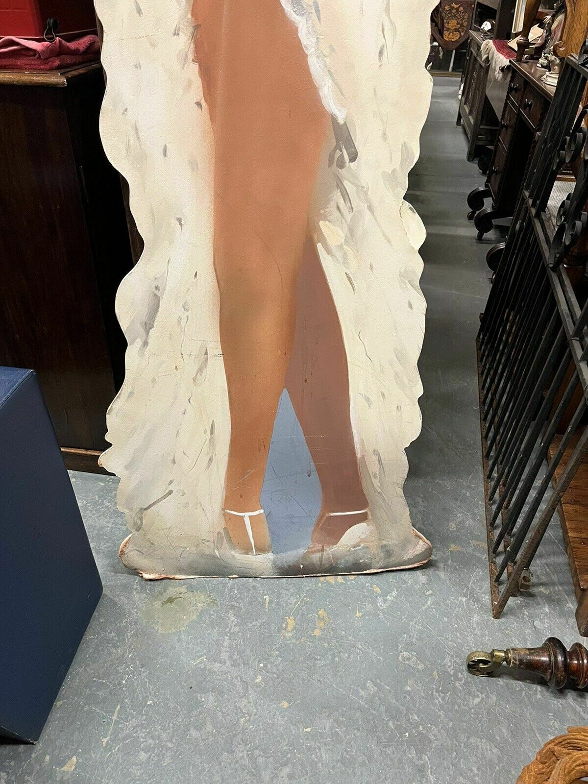 Burlesque Stage Prop. Huge Hand Painted 8 Feet Tall photo for sale