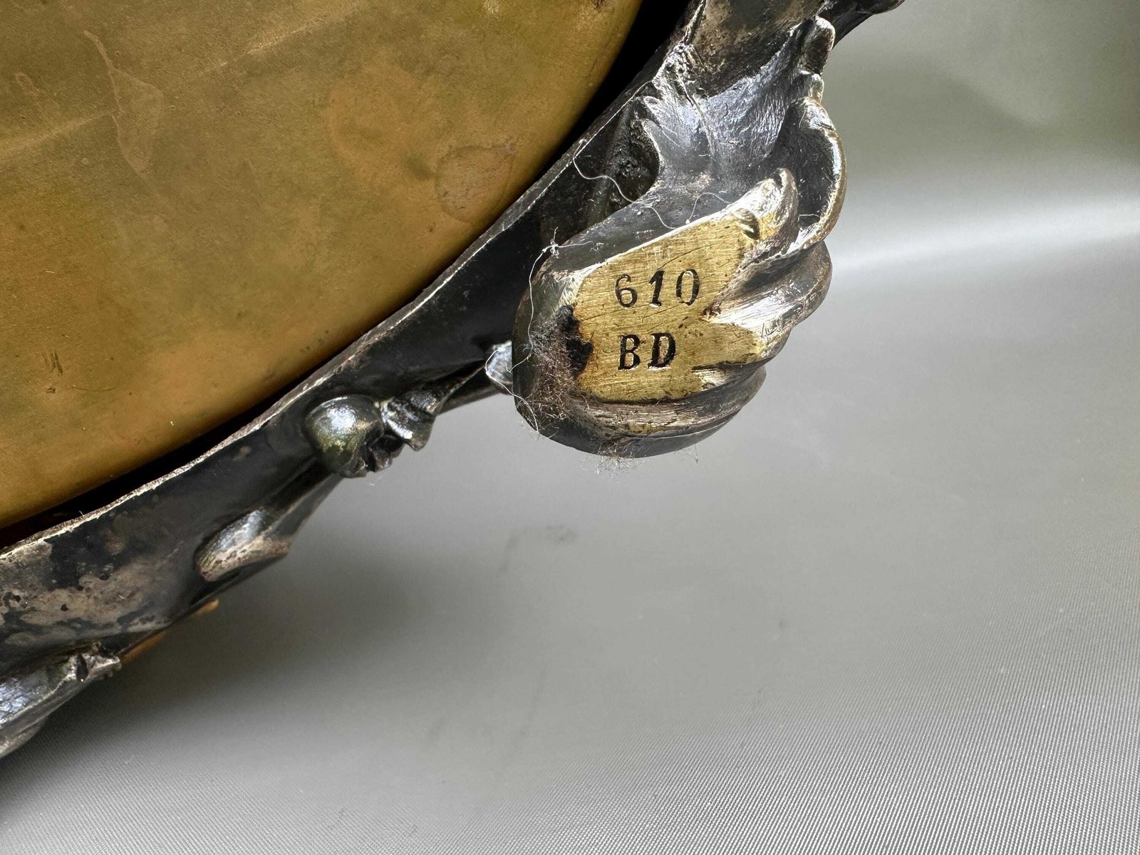 photo for sale 19th French Gilded Bronze Planter Centerpiece Louis XV, Antique Decor