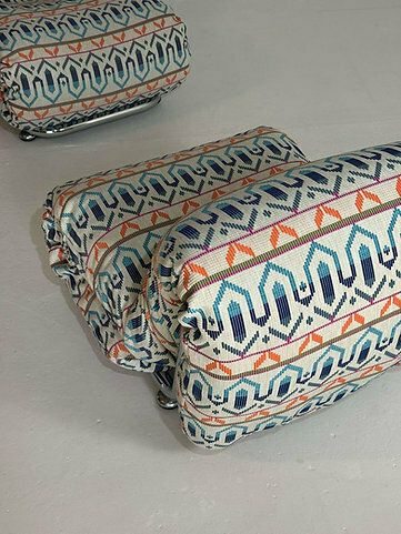 Funky Italian Chrome Set Of Lounge Chairs photo buy