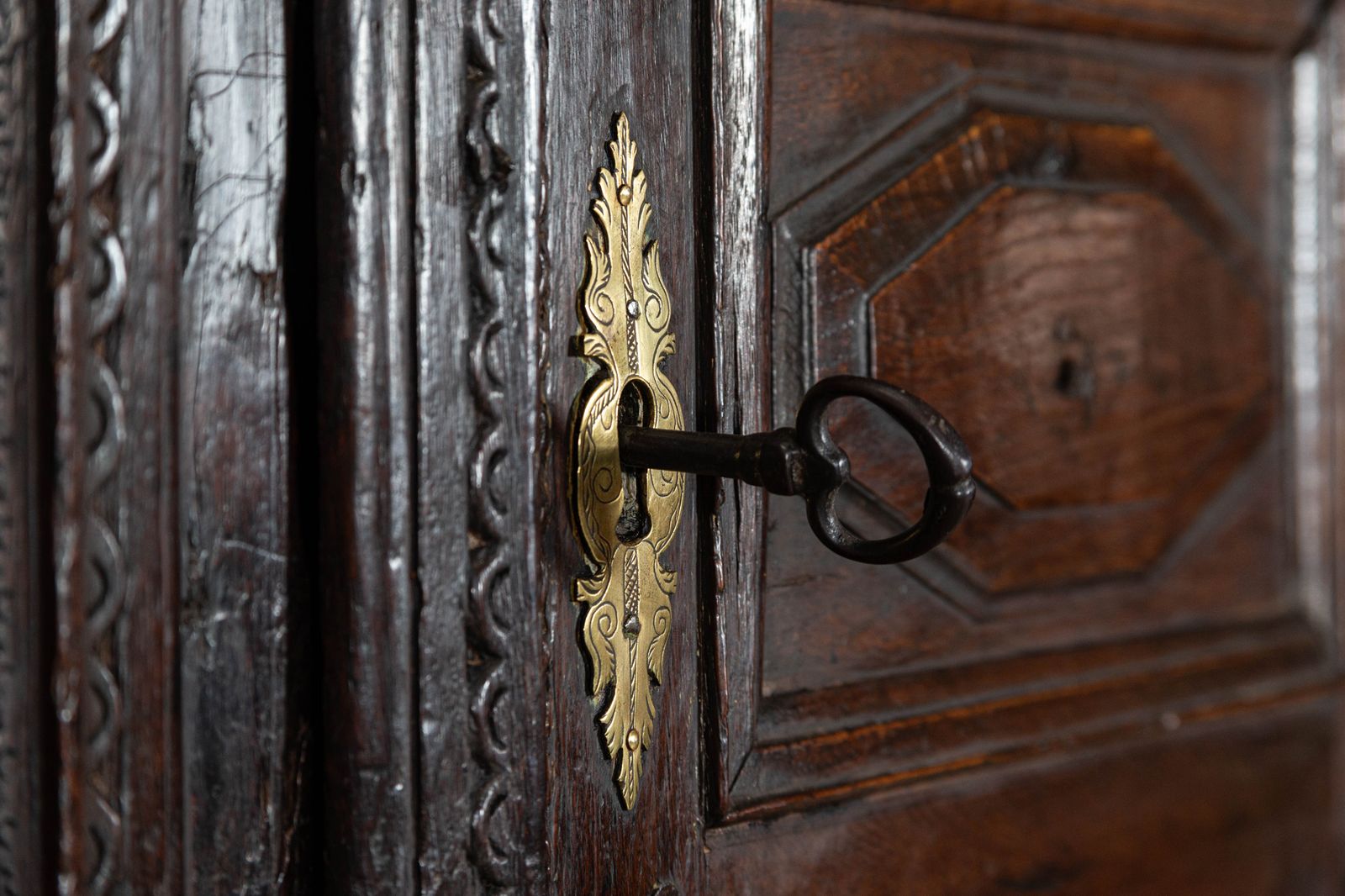 Early 18thc French Oak Armoire photo furniture