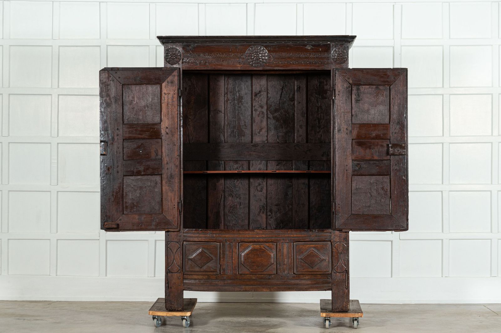 Early 18thc French Oak Armoire photo Furniture