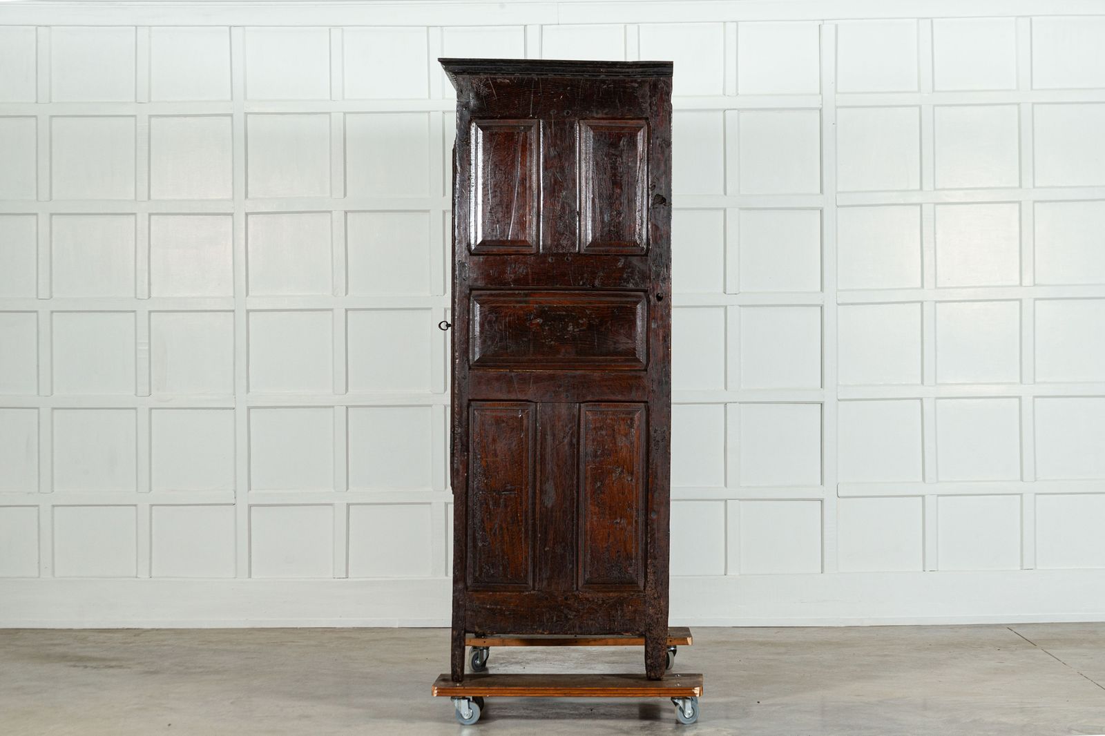 Early 18thc French Oak Armoire photo vintage