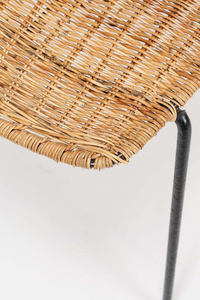 1179.0 Gian Franco Legler, Pair Of Chairs "Basket", Stackable, Bonacina, Italy, 50s photo