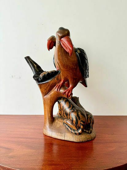 Large Wooden African Bird Sculpture photo buy