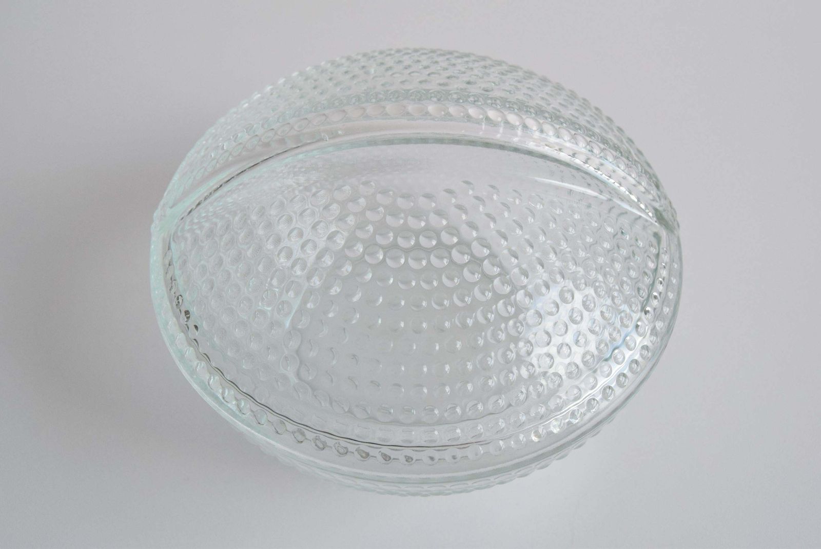 Glass Candy Bowl, Sugar Bowl, By Adolf Matura For Libochovice Glass Factory photo Home Decor