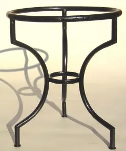 Tavole Calde 80cm Diam Handcrafted Moroccan Mosaic  Tiled Table White And Blue River,  With Iron Base And 2 Products. New But Unused Old Stock photo furniture