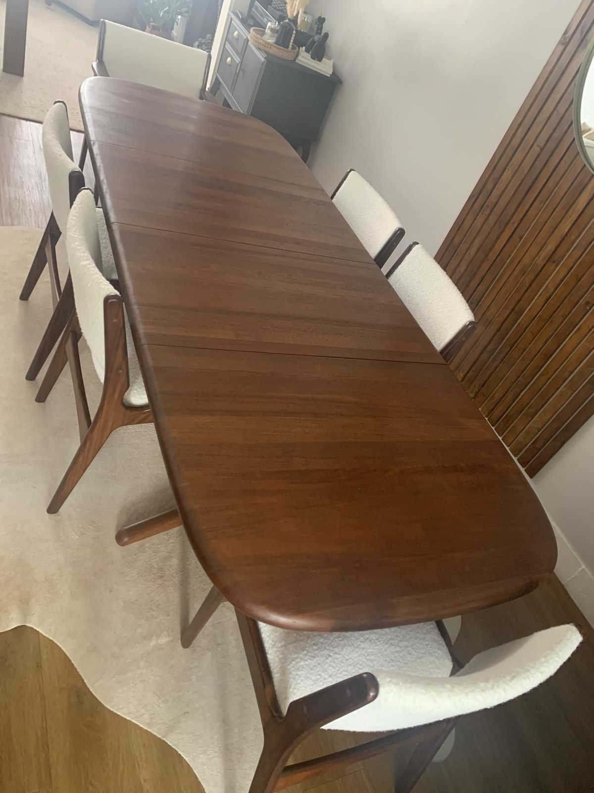 Set Of Danish Teak Erik Buch Chairs And Table photo for sale