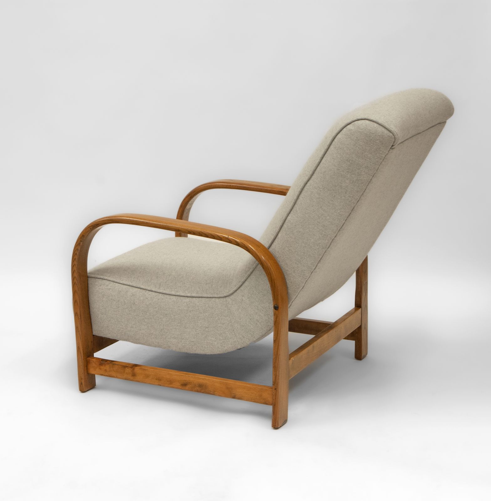 photo furniture Art Deco Lounge Chair Armchair Bute Wool Fabric