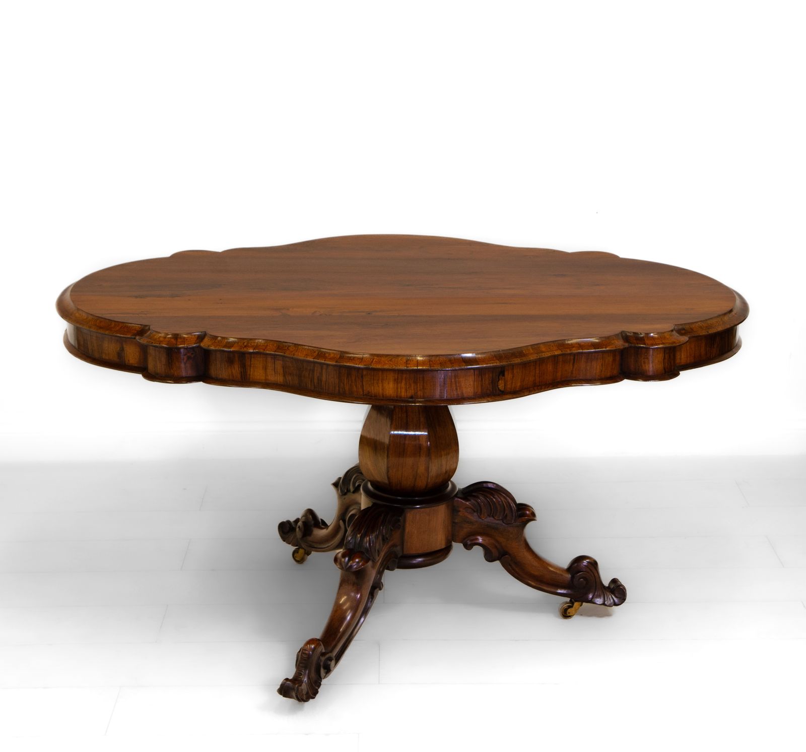 Victorian Rosewood Breakfast Centre Tilt Top Table 1860s photo for sale