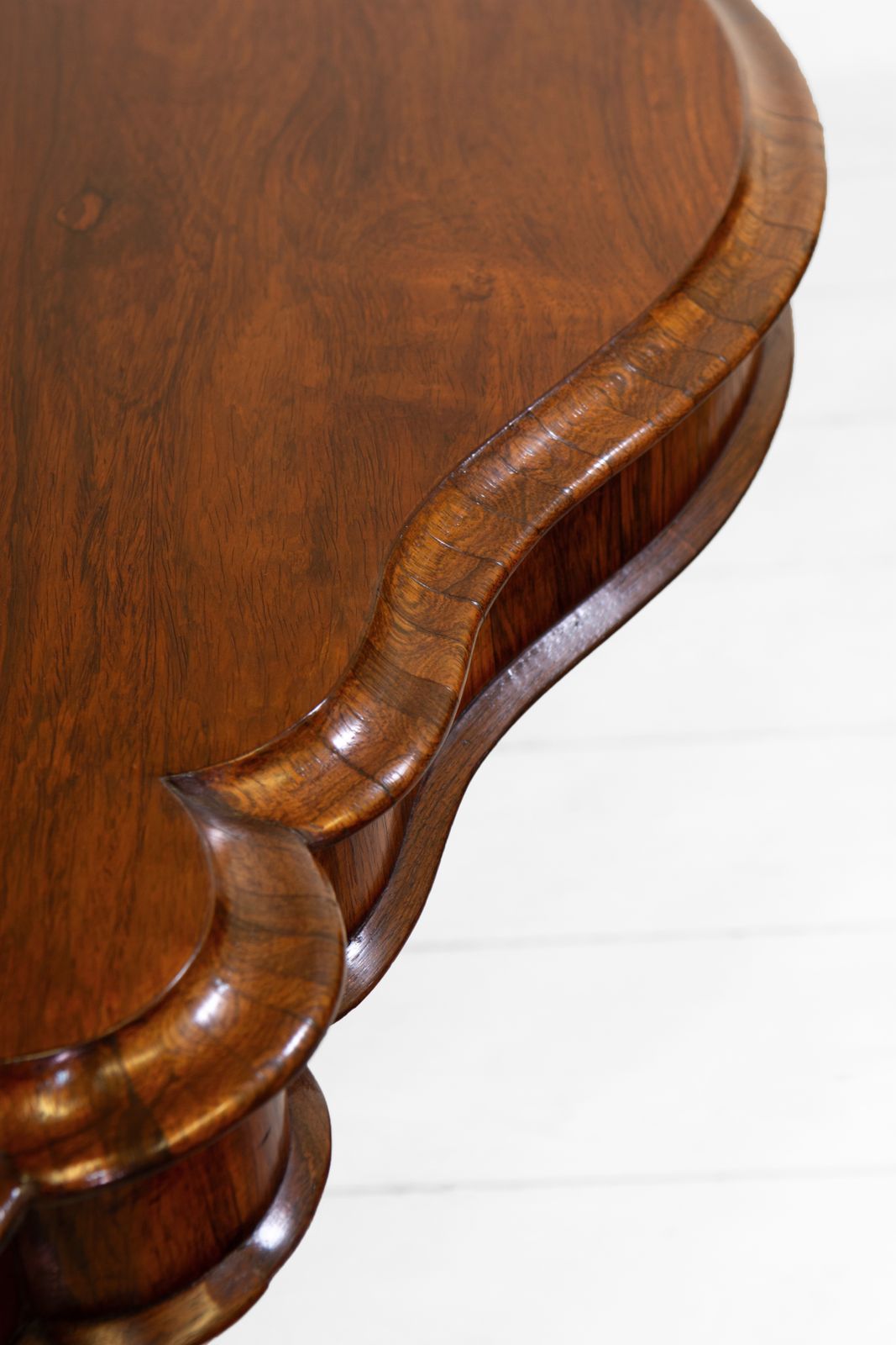 Victorian Rosewood Breakfast Centre Tilt Top Table 1860s photo 1285.0