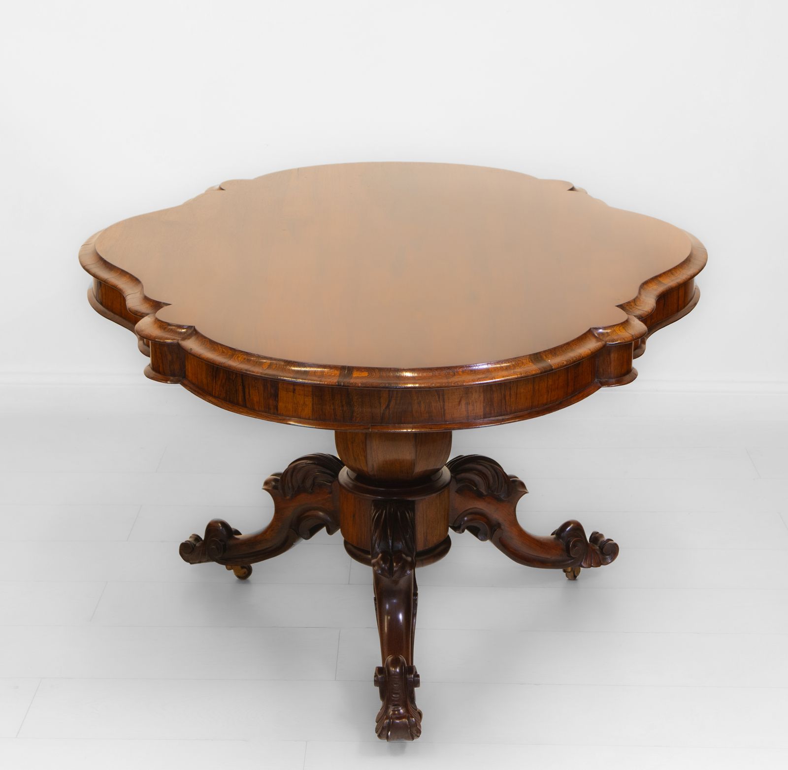 photo furniture Victorian Rosewood Breakfast Centre Tilt Top Table 1860s
