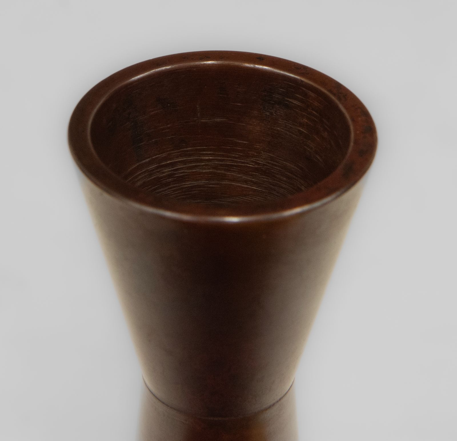 Nakajima Yasumi II Showa Period Bronze Japanese Vase photo for sale