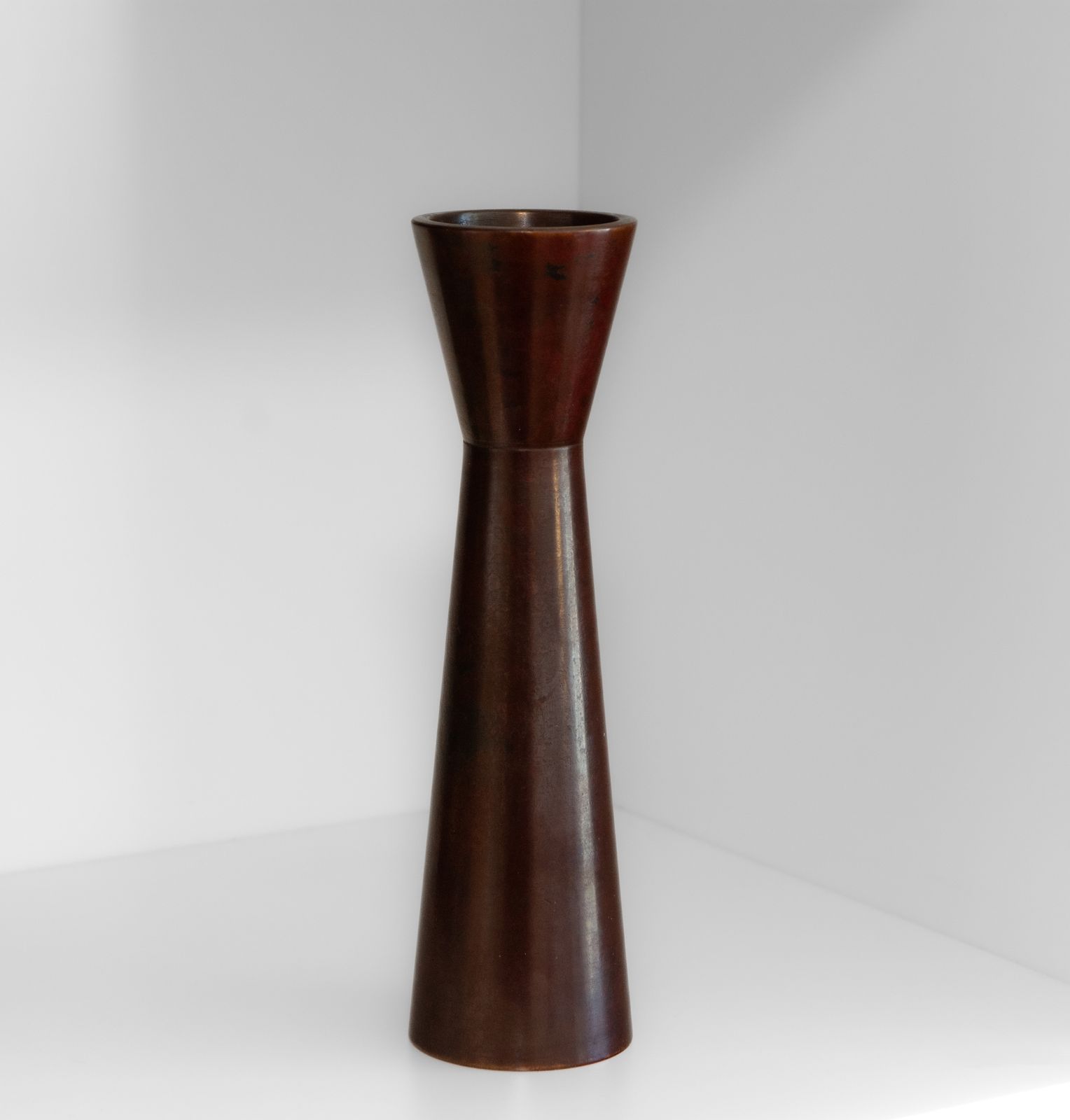 Nakajima Yasumi II Showa Period Bronze Japanese Vase photo vinterior