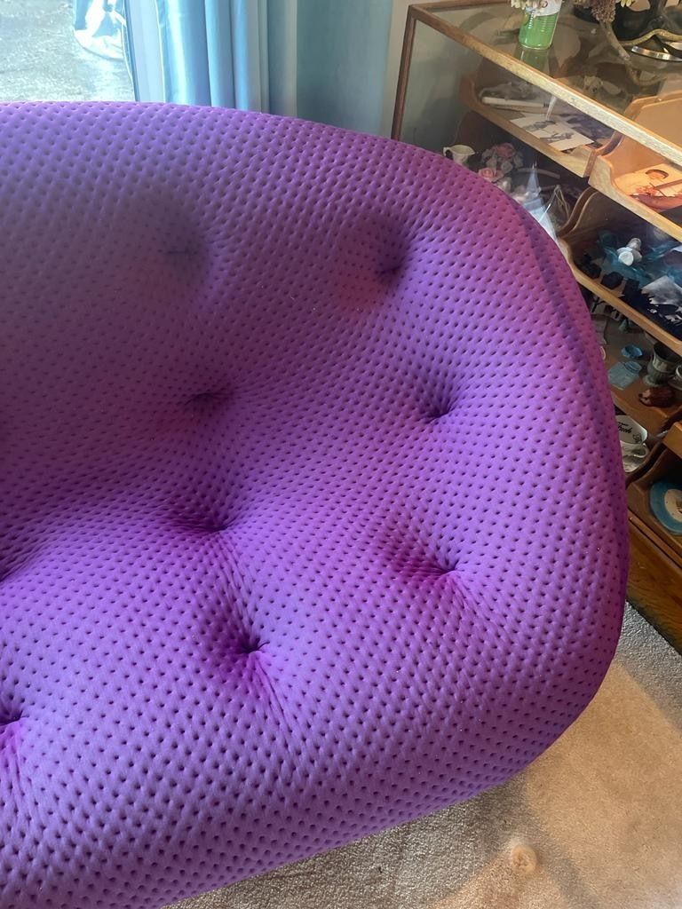 Ligne Roset By Erwan & Ronan Bouroullec Ploum High Back Purple 3 Seater Sofa