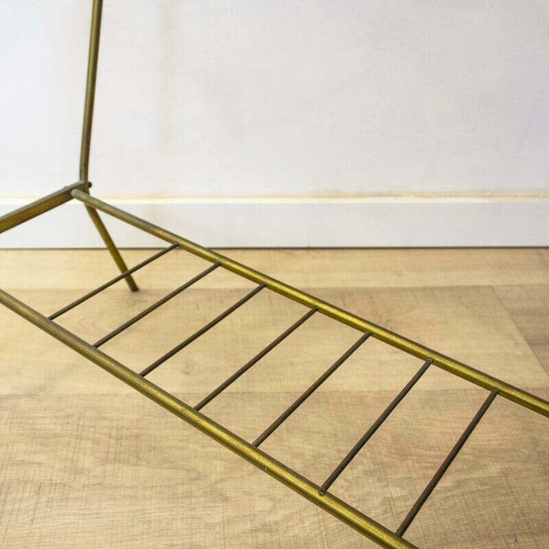 Vintage Brass And Glass Side Table, 1960s photo buy