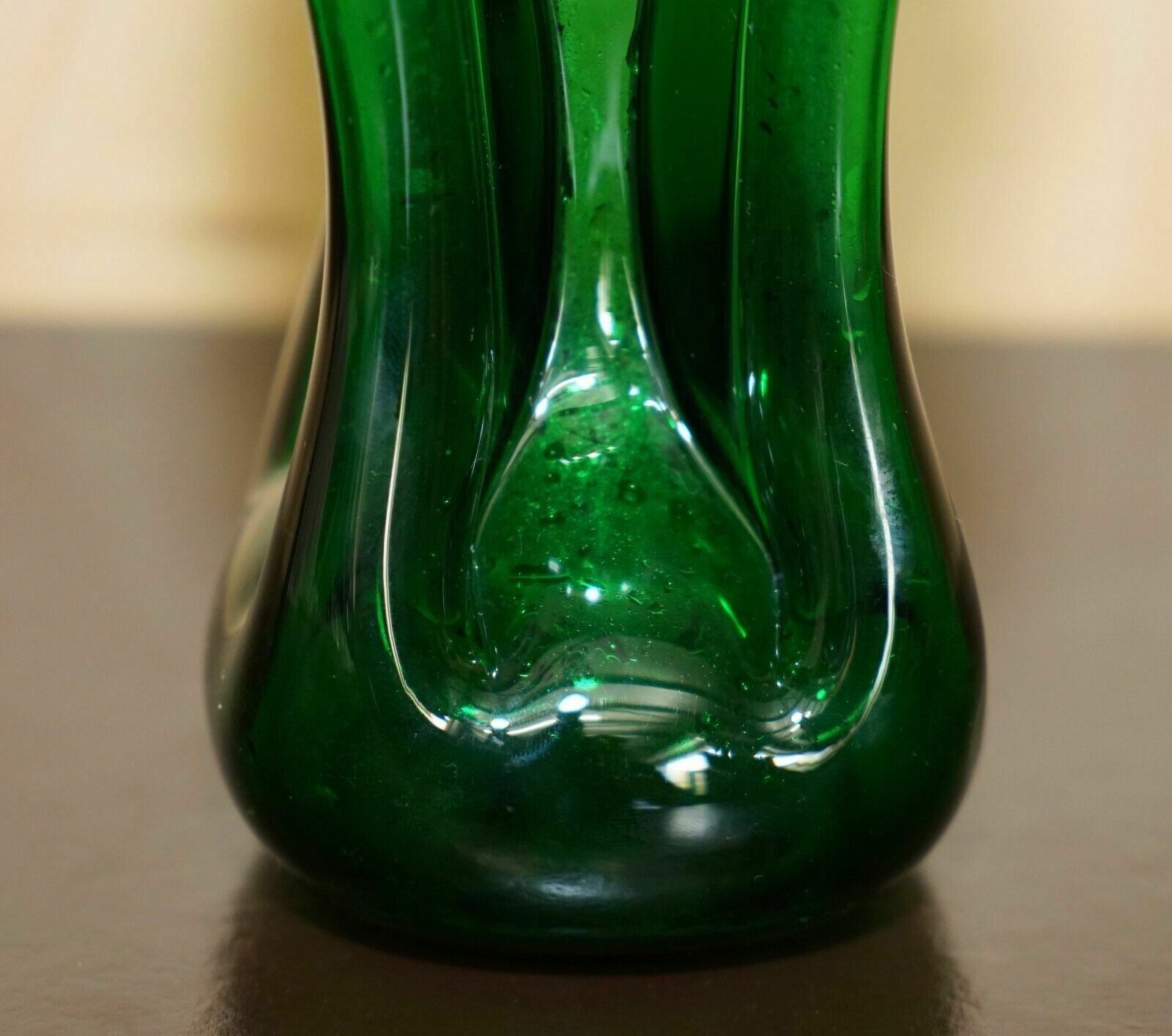 Fine 1904 Antique Green Wine Port Spirit Decanter With Sterling Silver Collar photo buy