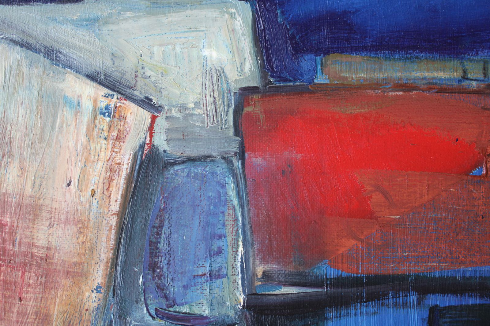 Aleksandr Rodin (1922   2001, Latvian, Russian). Boat Station, 1983. Oil On Canvas. 60.5 X 70cm ( 23.62 X 27.56 In). photo buy