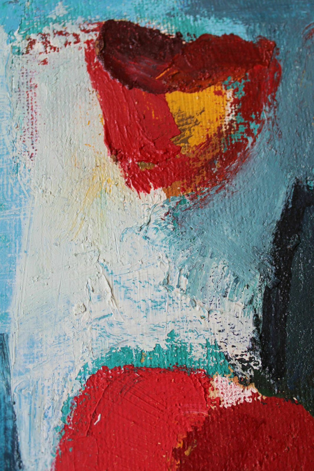 Aleksandr Rodin (1922 2001) Tulips In A Vase #3. Oil On Cardboard, 45 X 31 Cm photo 1340.0