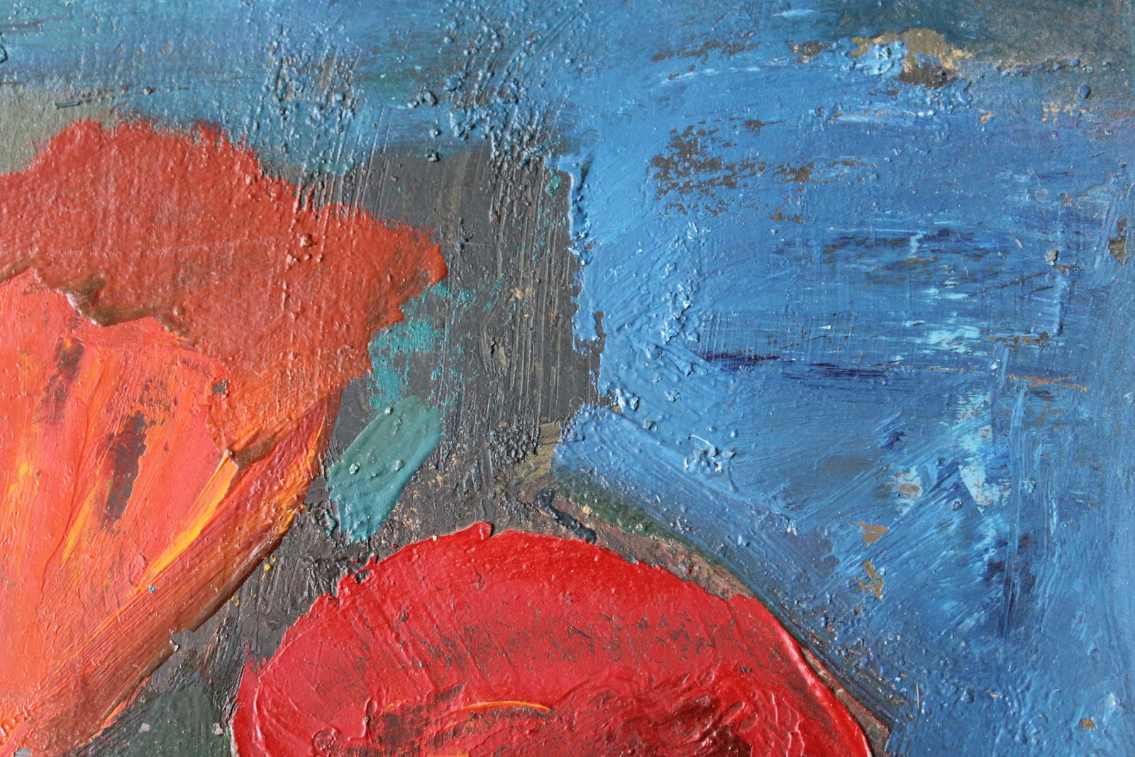 Aleksandr Rodin (1922 2001) Tulips In A Vase #2. Oil On Cardboard, 50 X 40 Cm photo 1340.0