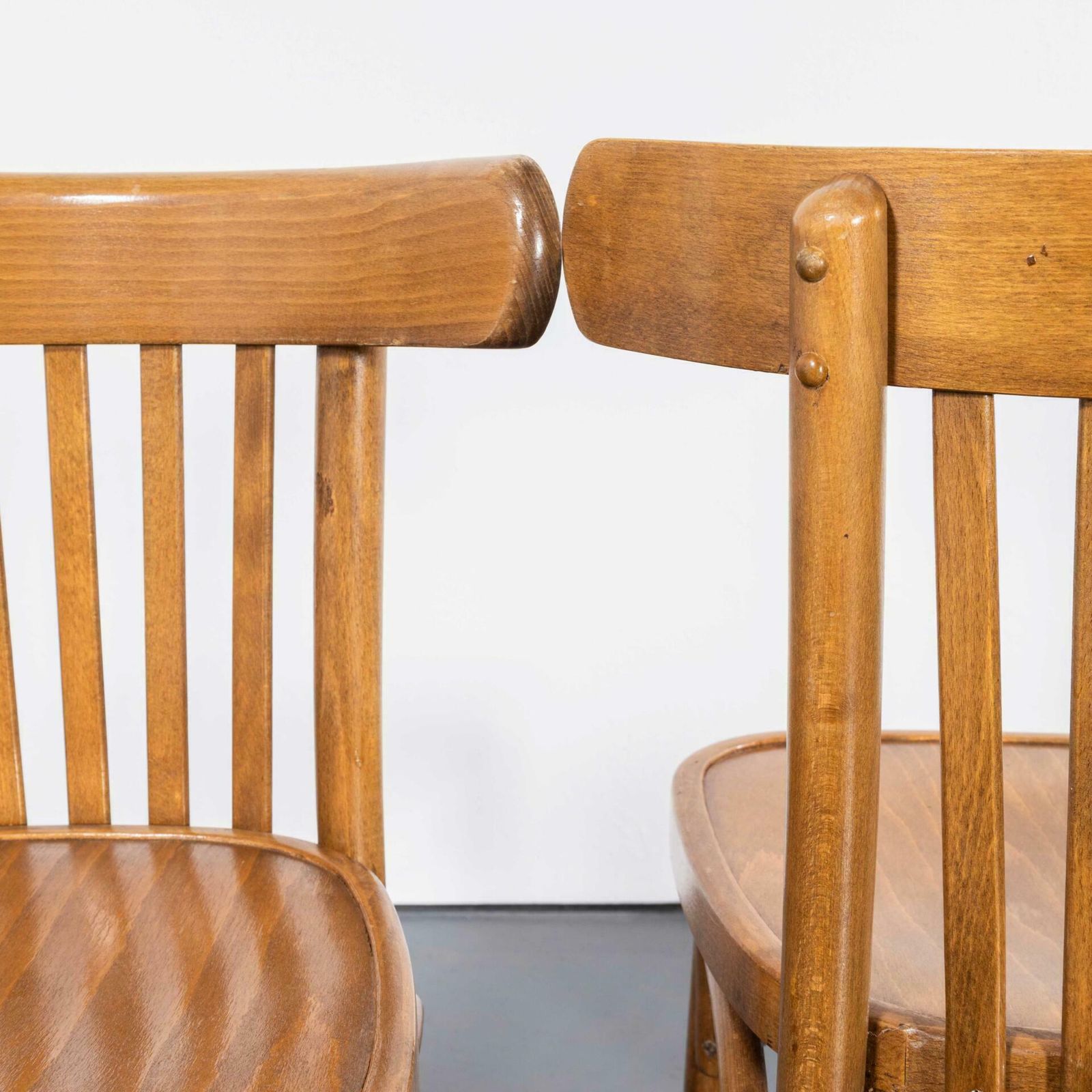1960’s Bentwood Honey Beech Bentwood Dining Chairs – Set Of Four photo vinterior