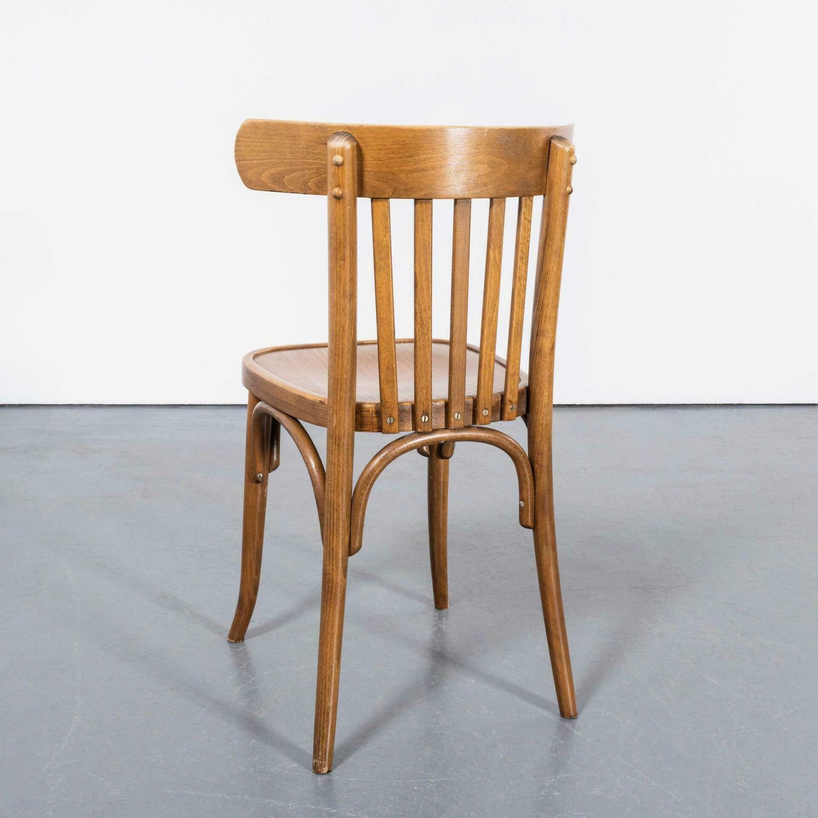 1960’s Bentwood Honey Beech Bentwood Dining Chairs – Set Of Four photo vintage