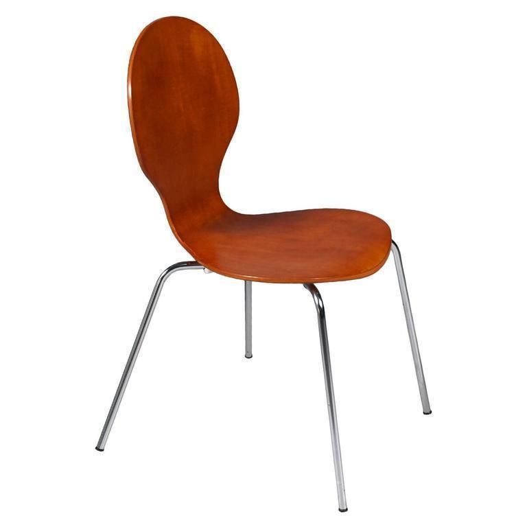 Mid Century Rare Pair 1960s "Farfalla" Designer Danish Bentwood Billund Chair photo for sale
