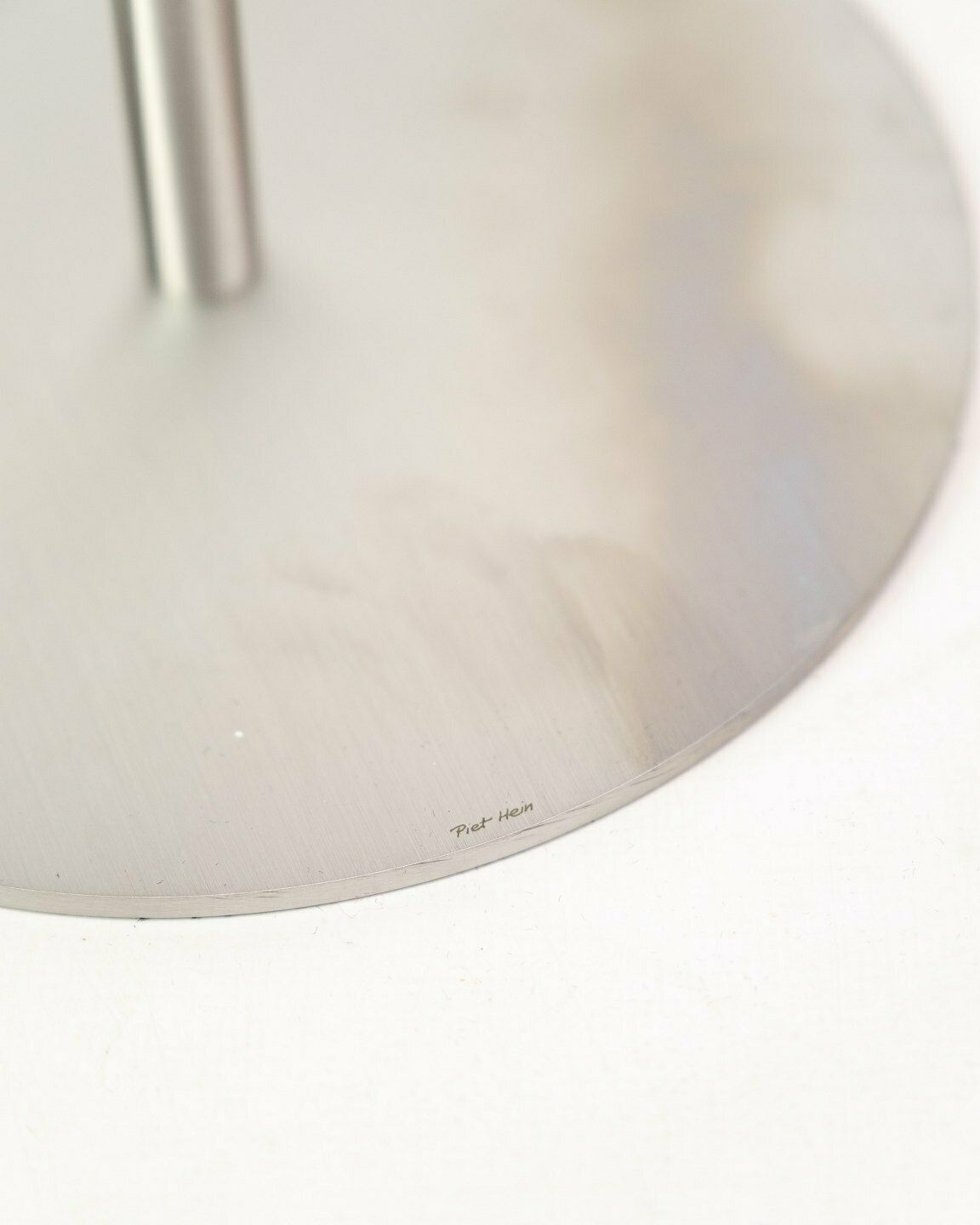 Venus Maxi Candlestick Brushed Steel Color Made In Stainless Steel By Piet Hein photo Home Decor