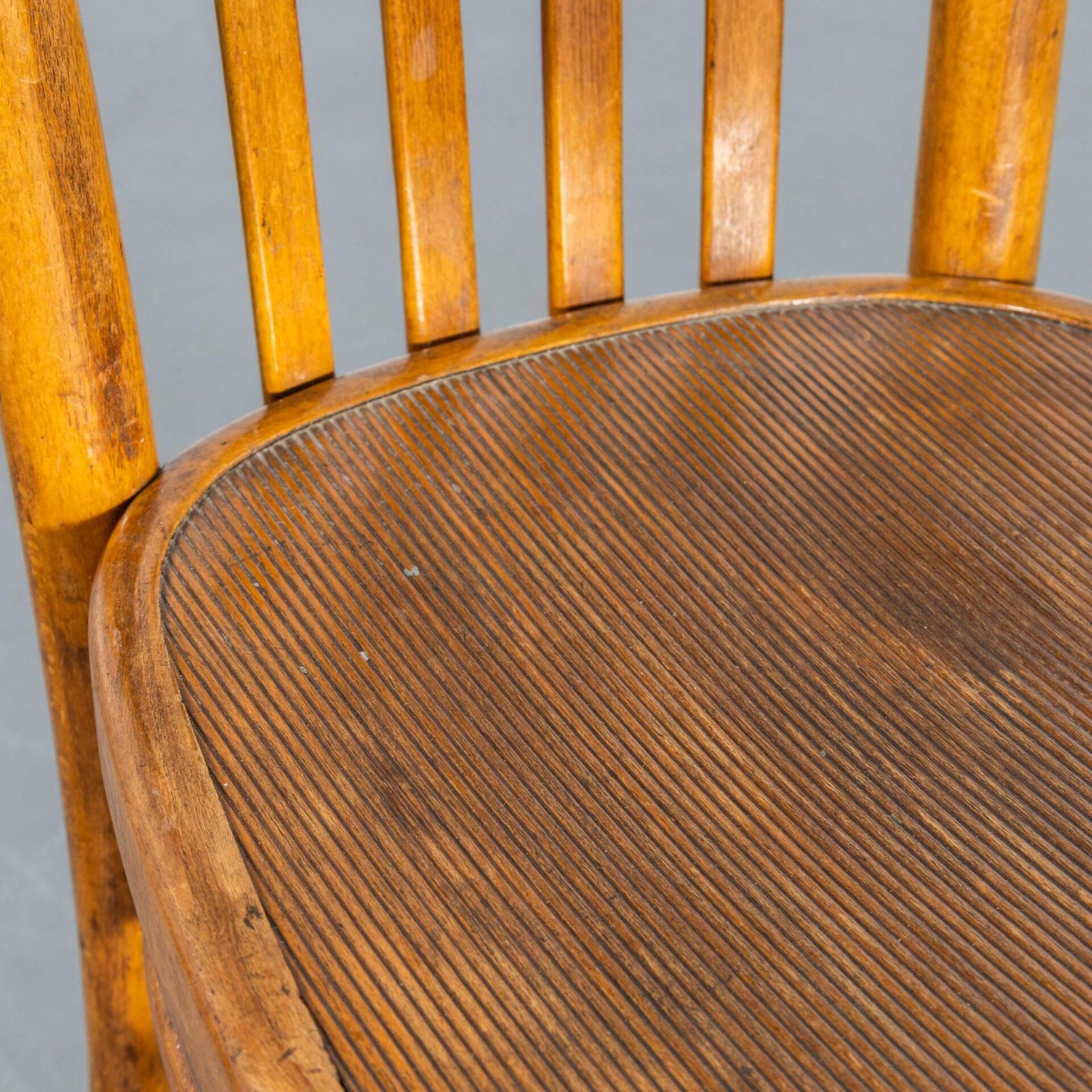 870.0 1920’s Warm Honey Classic Bentwood Dining Chair – Various Quantities Available   Sets Of Six photo