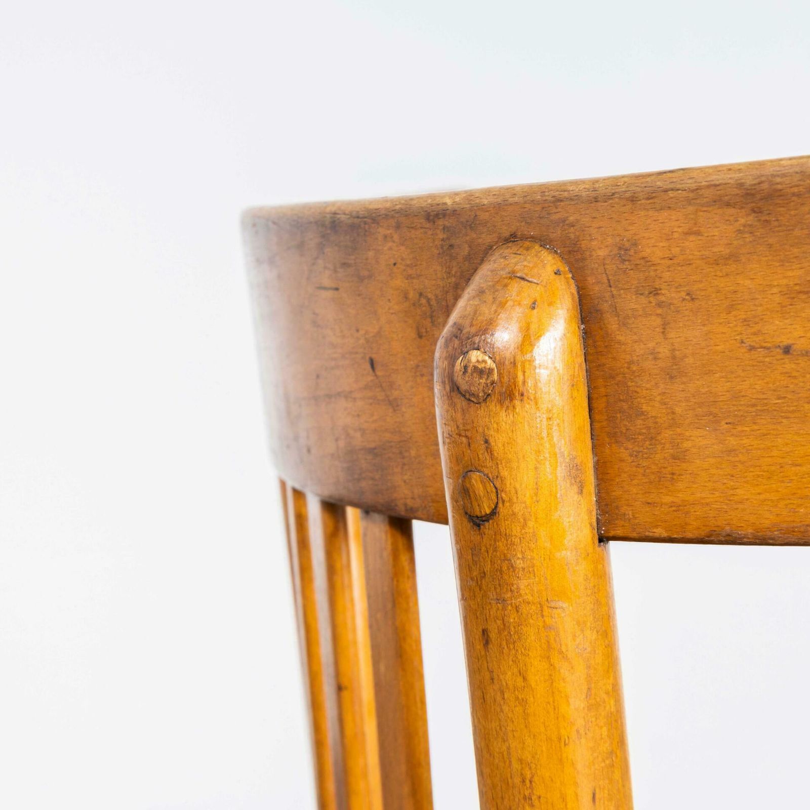 Furniture 1920’s Warm Honey Classic Bentwood Dining Chair – Various Quantities Available   Sets Of Six photo