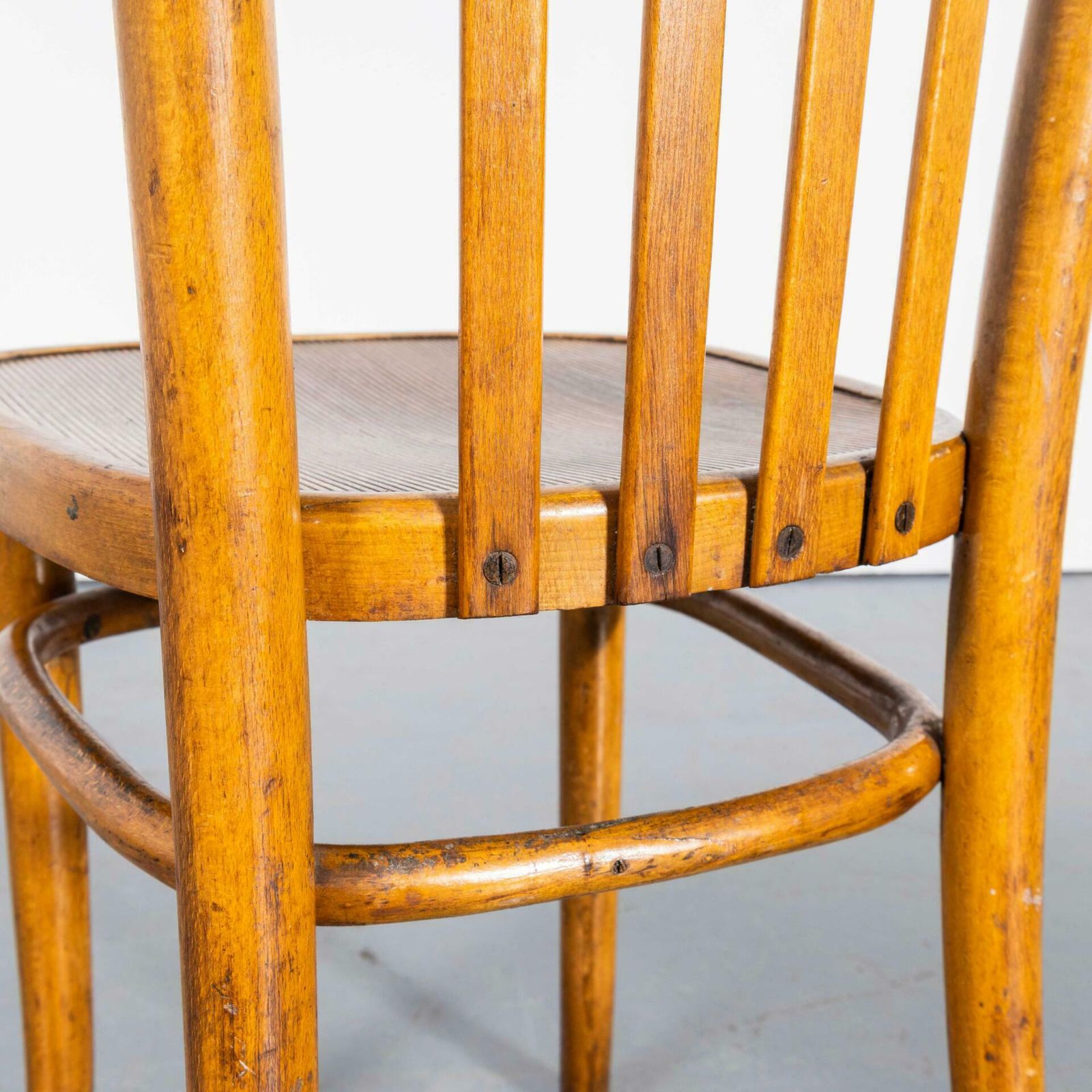 photo for sale 1920’s Warm Honey Classic Bentwood Dining Chair – Various Quantities Available   Sets Of Six