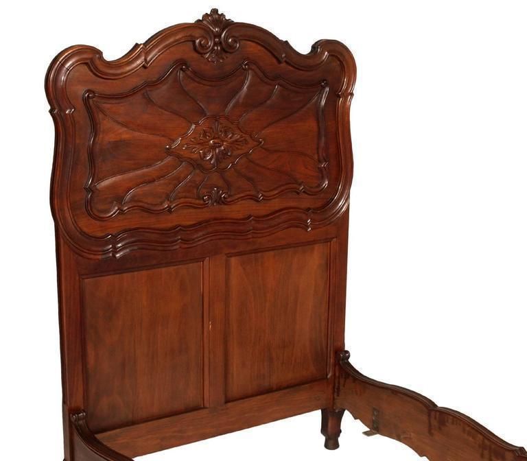 Superb Italy Baroque Massive Carved Walnut Complete Bedroom Sets photo vinterior