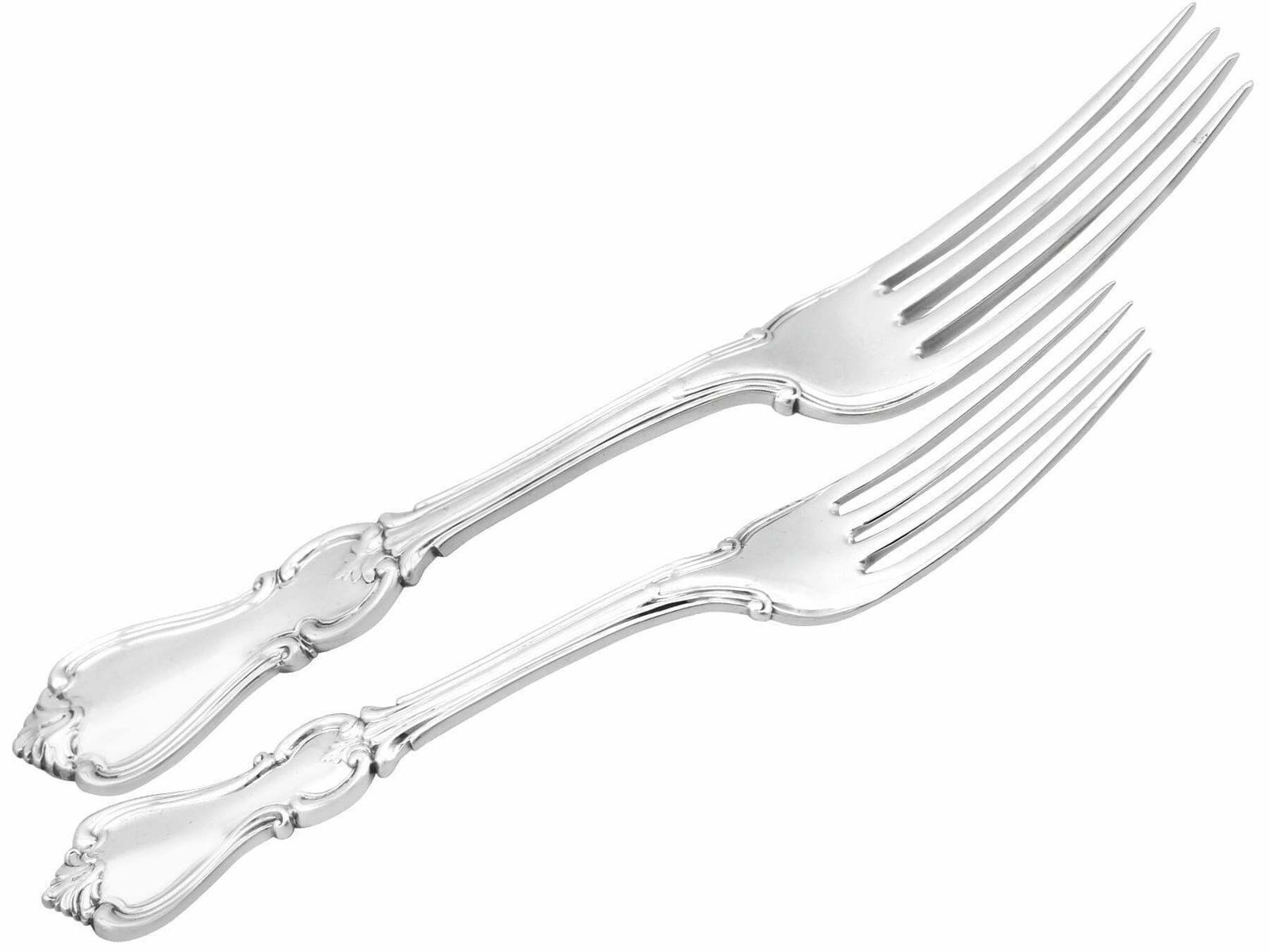Antique Victorian Sterling Silver Canteen Of Cutlery For Twenty Four Persons photo Home Decor