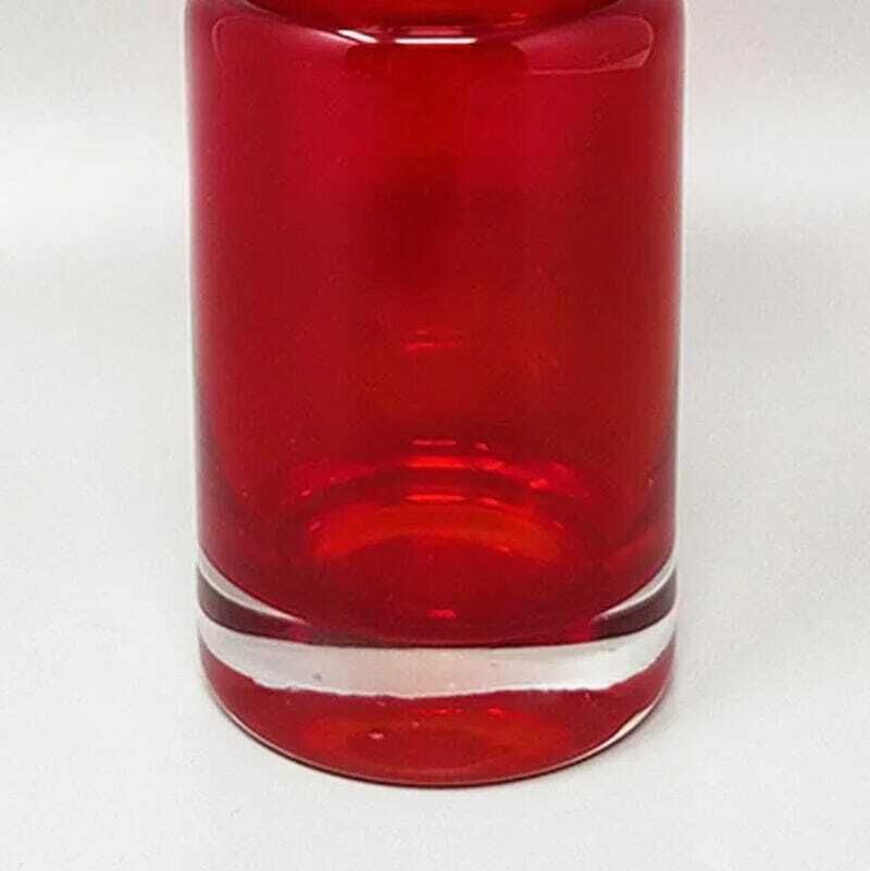1970s Astonishing Tamara Aladin Vase Tulppaani (#1513) For Riihimaki/Riihimaen Lasi Oy photo vinterior