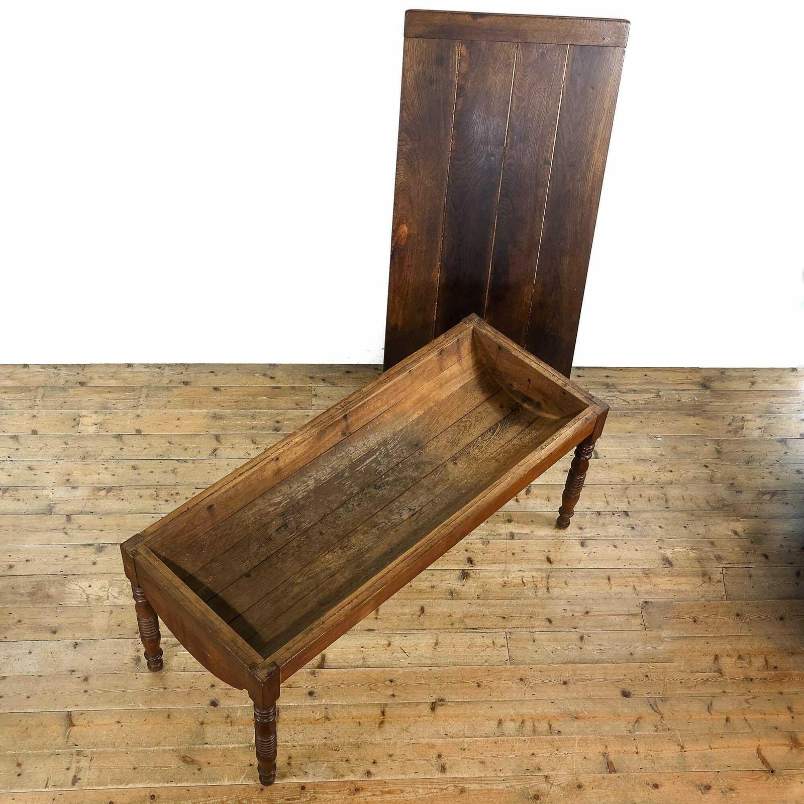 Antique Oak Farmhouse Table | Large Kitchen Table | Large Dining Table | French Antiques (M 5678) photo for sale