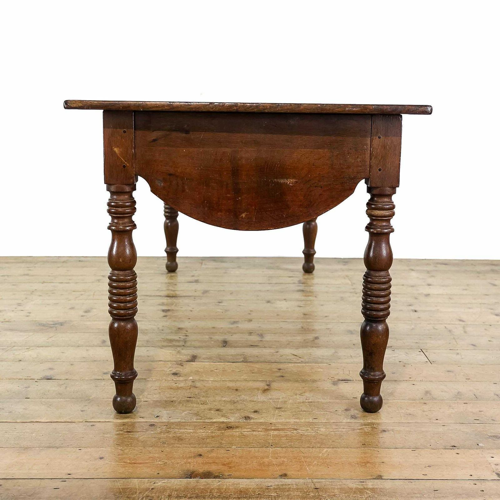 Antique Oak Farmhouse Table | Large Kitchen Table | Large Dining Table | French Antiques (M 5678) photo Furniture