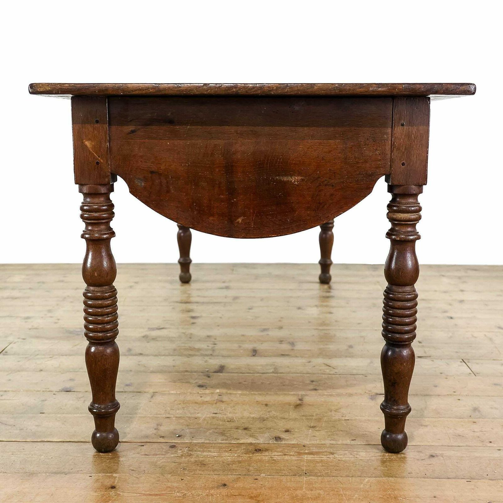 Antique Oak Farmhouse Table | Large Kitchen Table | Large Dining Table | French Antiques (M 5678) photo vinterior