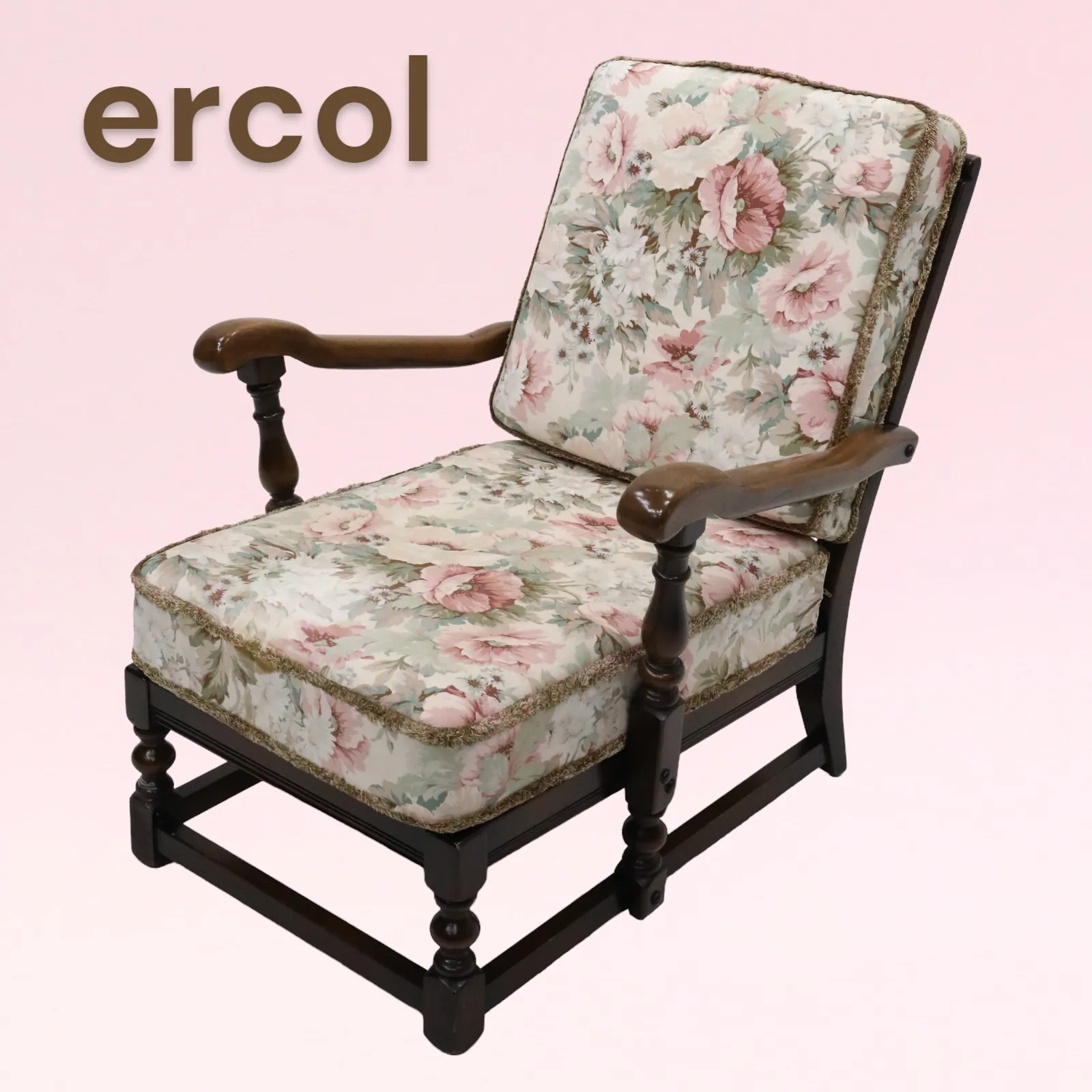Ercol Windsor Easy Chair Model 445 1970s Blue Label Free Uk Delivery