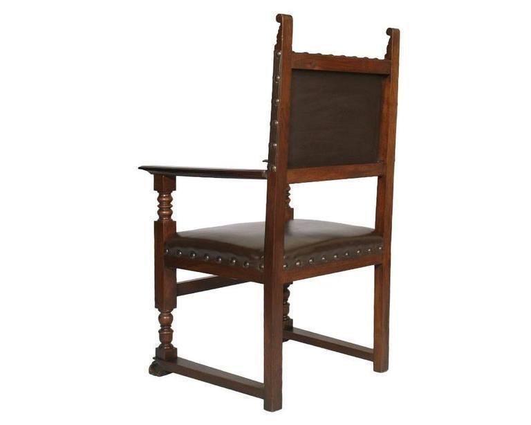 Late 19th Century Desk With Chairs, Tuscan Renaissance By Dini & Puccini From Cascina photo vinterior