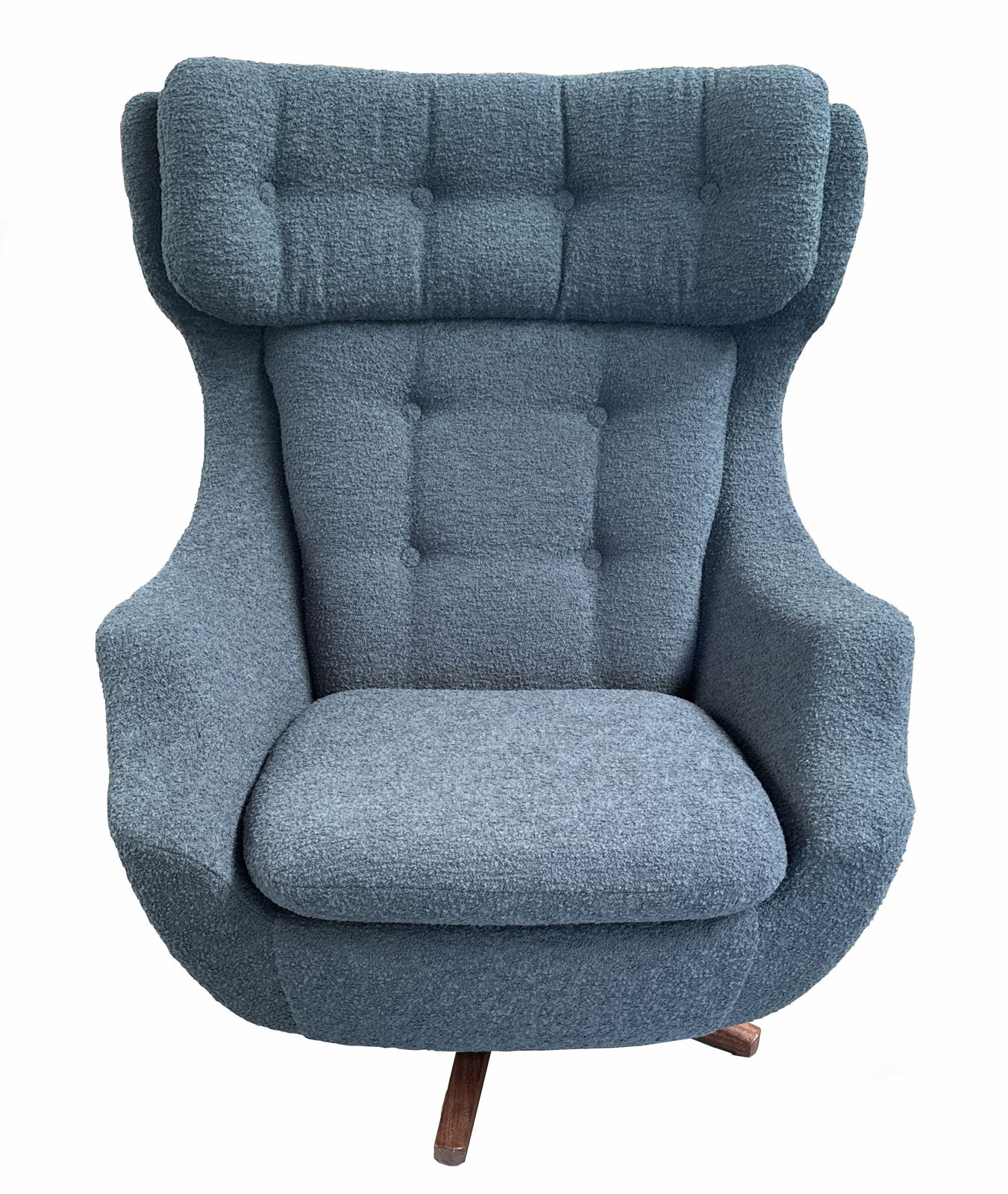 Parker Knoll Statesman, Reupholstered In Boucle