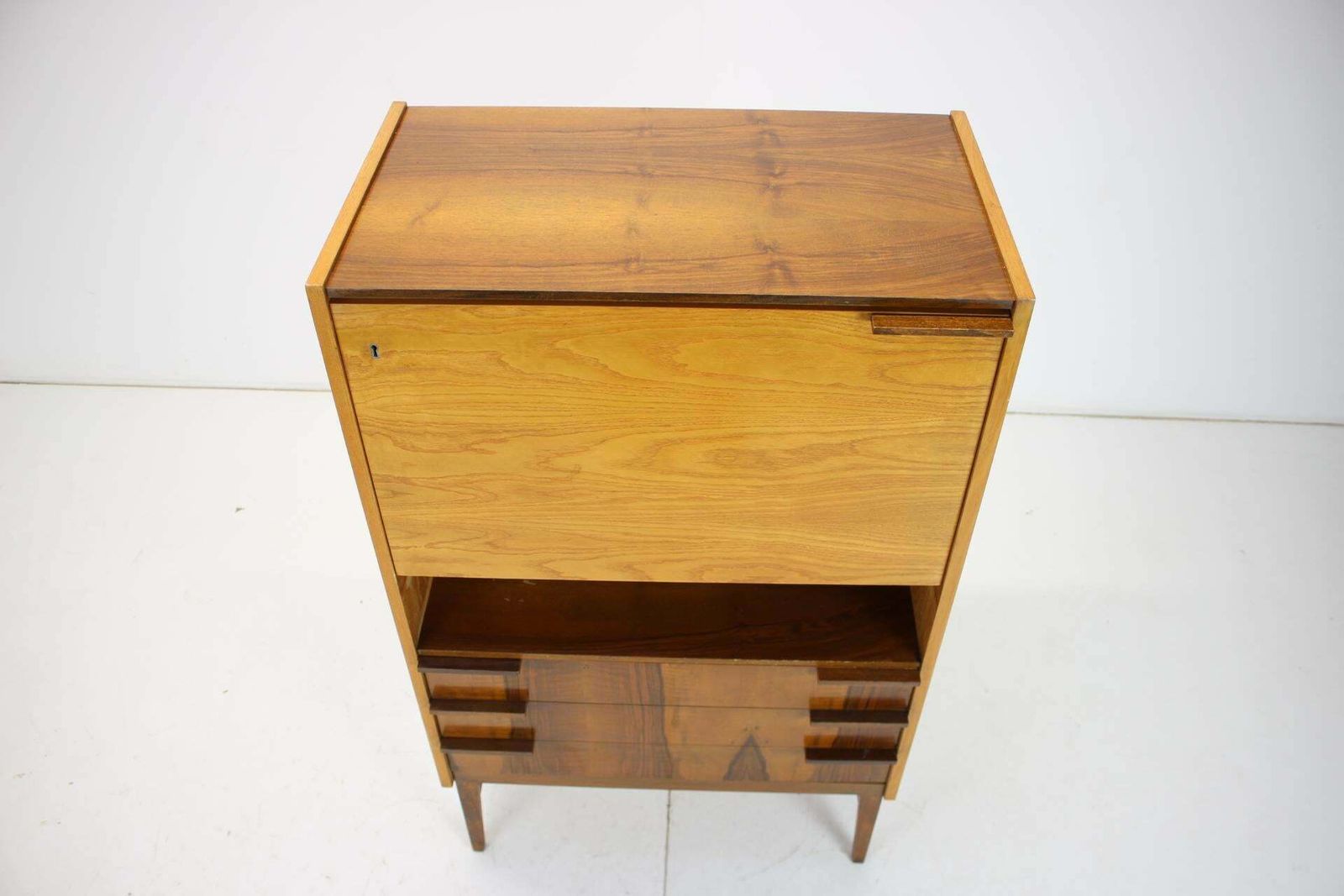Midcentury Secretaire Or Cabinet By František Mezulánik For Up Závody, 1960s photo furniture