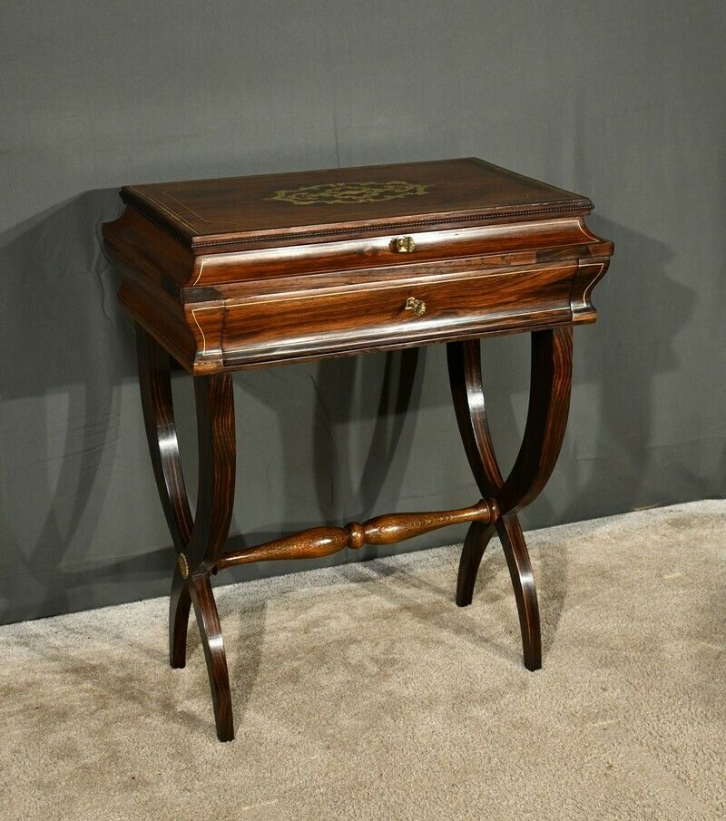 Working In Rosewood, Napoleon III Style, Maison Roll, Fg. St Antoine – 19th Century photo furniture