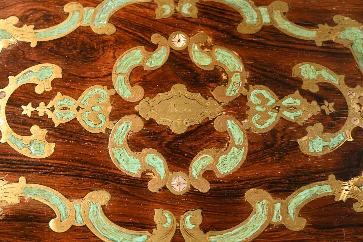 photo furniture Working In Rosewood, Napoleon III Style, Maison Roll, Fg. St Antoine – 19th Century