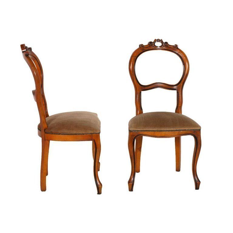 Baroque Ferrarese Period Art Deco Dining Table With Six Louis Philippe Chairs photo buy